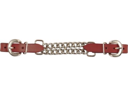 Curb chain Waldhausen, western, brown