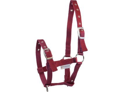 Halter Triple for Foals Waldhausen, bordeaux