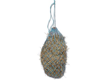 Hay net Waldhausen, 105 cm, mesh size 5x5 cm, azure blue