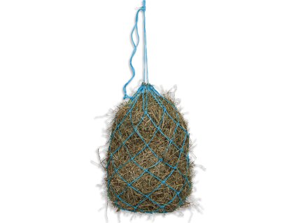 Hay net Waldhausen, 105 cm, mesh size 10x10 cm, azure blue