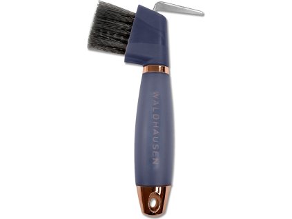 Hoof pick with gel handle Waldhausen, black/rosegold