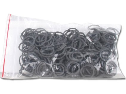 Mane plaiting bands Waldhausen, bag, 50 g, black