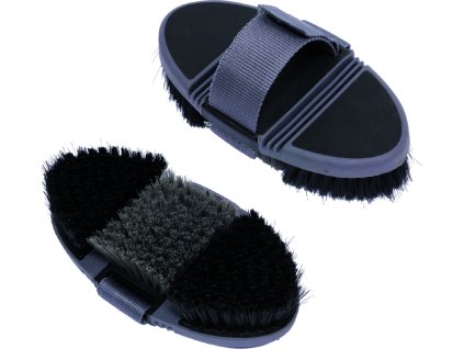 Basic Flexi Body Brush Waldhausen, black/grey