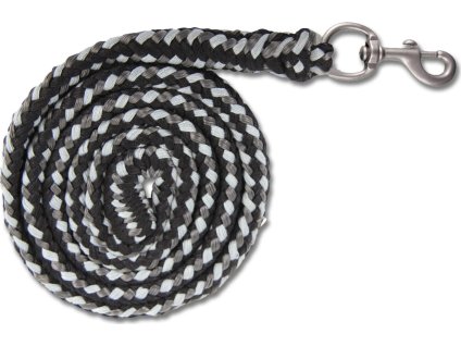 Plus Lead Rope Waldhausen, dark fittings, 2 m, black/grey