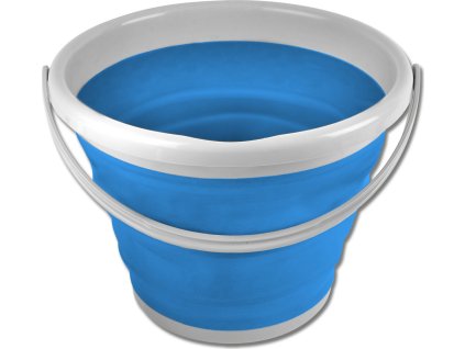Foldable bucket Waldhausen, 10 l, azure blue