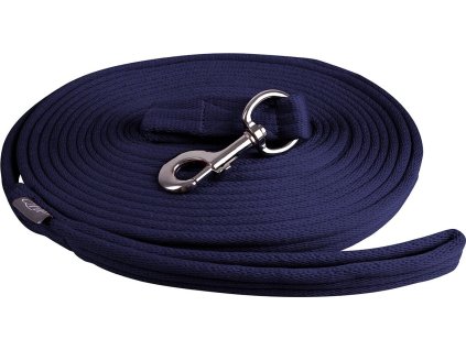 Lunge line QHP. 8 m, blue