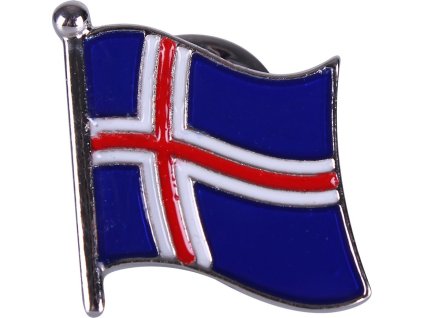 Lapel pin Flags QHP, iceland