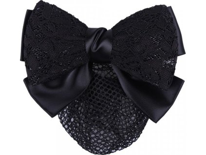 Hair bow Lace QHP, black