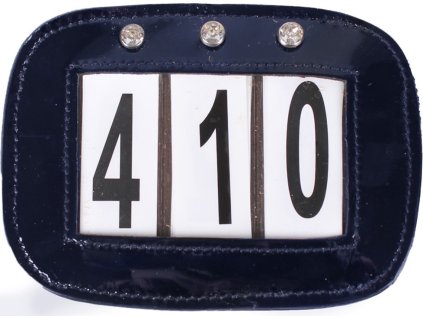 Number holders QHP, 2 pcs, three-seater, navy