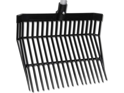 Shavings fork Waldhausen, plastic, black