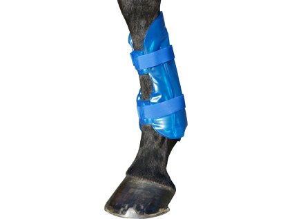 Cooling- or Warming Tendon Boot Hot-Chilly Leg, piece - blue