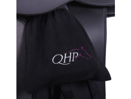 Stirrup covers Q-essentials, fleece, pair, black