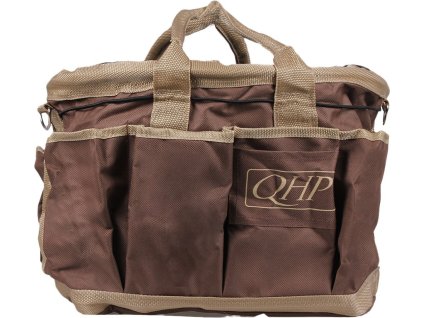 Grooming bag Q-essentials, brown/beige