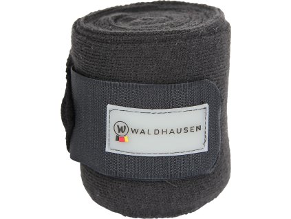 Knitted Bandage, Pair - black