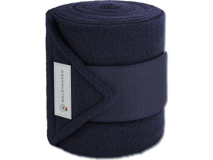 Bandages Fleece Basic Waldhausen, set of 4, 3 m, night blue