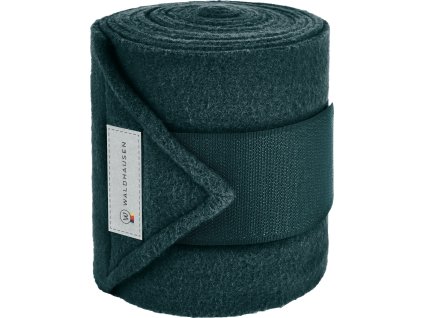 Basic Fleece Bandages Waldhausen, set of 4, 3 m, fir green