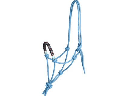 Pearls knotted Halter Waldhausen, azure blue