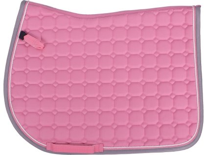 Saddle pad Florence QHP, flamingo pink