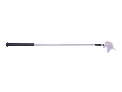 Riding whip Unicorn QHP, 65cm, glitter