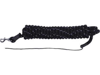 Groundwork lead rope QHP, 6,8 m/14 mm, black/grey