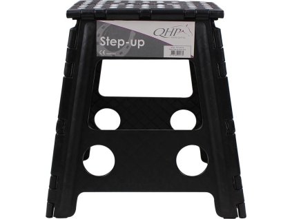 Step-up stool QHP, black