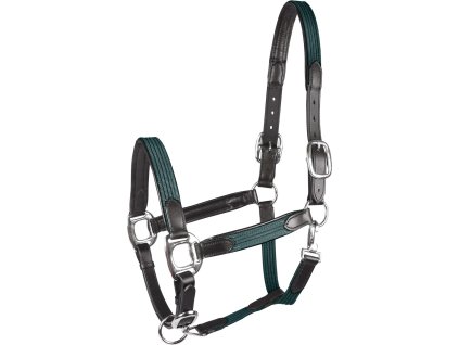 STAR MIX halter - fir green/silver