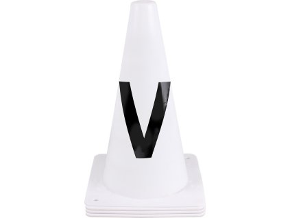 Dressage arena letter QHP, 4 pcs, white