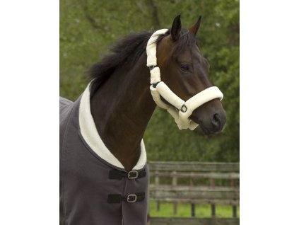 Head collar Alaska QHP, grey/creme