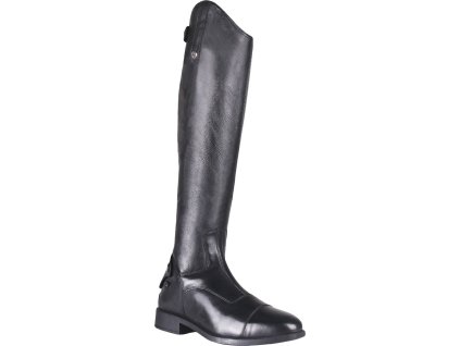 Riding boot Birgit QHP, standard calf, women's, black