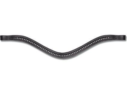Star browband Diamond Waldhausen, curved, black