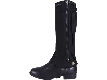 Minichaps for children Suede Q-essentials, black
