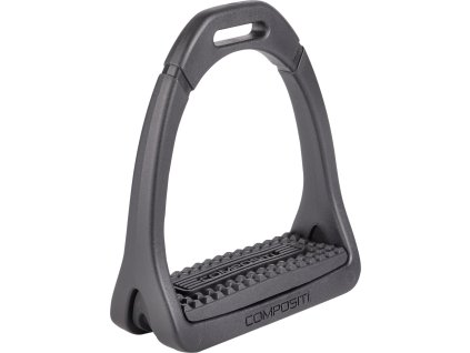 Stirrups Premium Light Compositi, 10/12 cm, pair, black