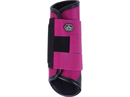 Eventing boots hind leg Technical QHP, pair, fuchsia