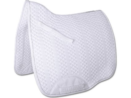 Lugano Saddle Pad - white/silver