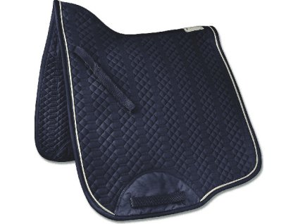 Lugano Saddle Pad - night blue/cream