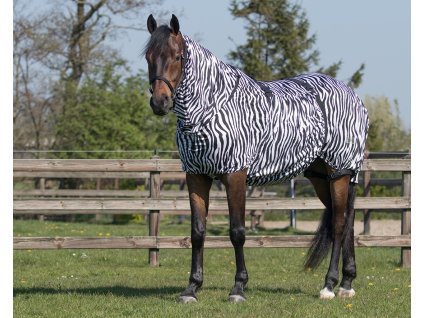 Eczema rug Q-essentials, with neck, zebra