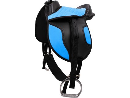 Shetland saddle QHP, kids, blue