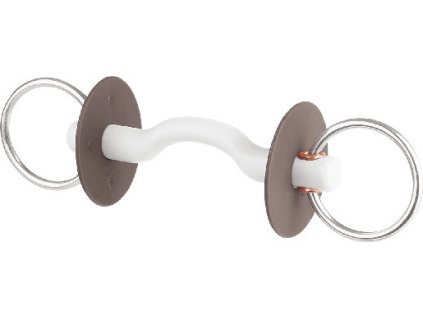 beris Loose Ring Snaffle with Tongue Port Bar, ring 7.5 cm - soft