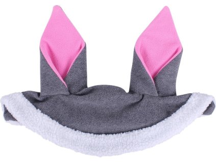 Ear net QHP, easter bunny, grey