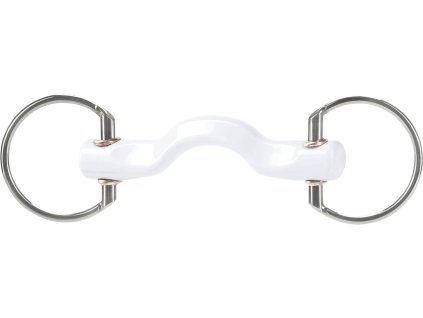 Bit Eggbutt Snaffle with Konnex Tongue Port BERIS , soft, 18 mm