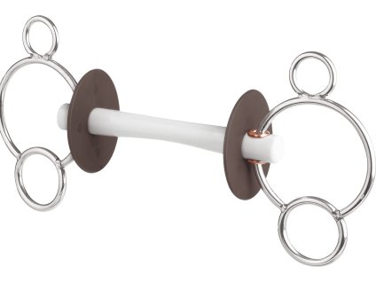 Bit 3-Ring with Comfort Bar BERIS, soft, 18 mm