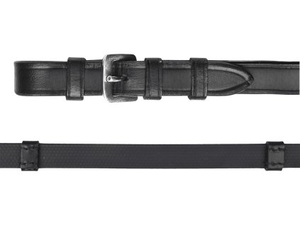 Waldhausen Rubber Reins with stops - black
