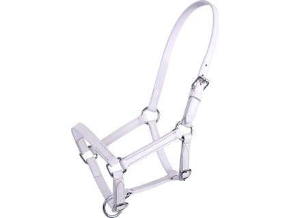 Foal head collar Chico Q-essentials, leather, white