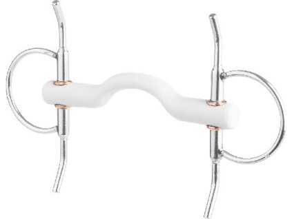Bit Full Cheek Bit with Tongue Port Bar BERIS, soft, 18 mm