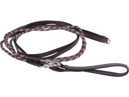 Draw rein Luxury QHP, brown