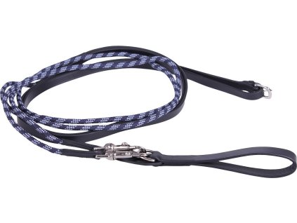 Draw rein Luxury QHP, black