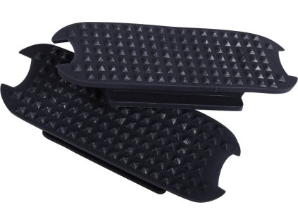 Stirrup rubber pads QHP, pair, black