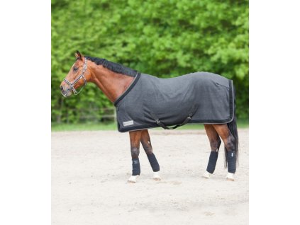 COMFORT Esperia Two Fleece Rug - magnet/black