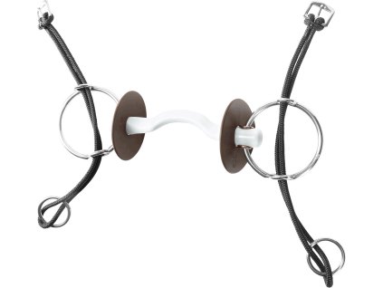 Gag with Konnex tongue port BERIS, hard, 18 mm