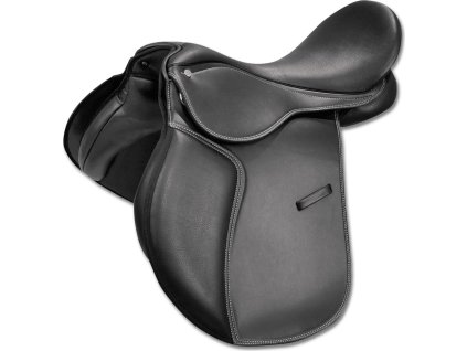 Saddle Economic General Purpose Waldhausen, synthetic, pony, black